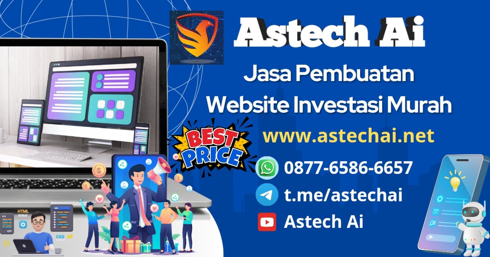 Jasa Pembuatan Website Investasi: Solusi Murah dan Terpercaya untuk Bisnis Anda | Astech Ai